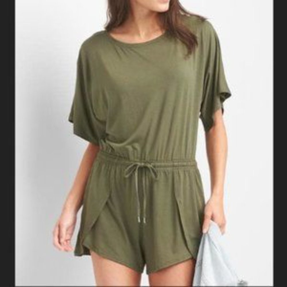 Gap Romper Khaki/Army/Fatigue Green Size Small